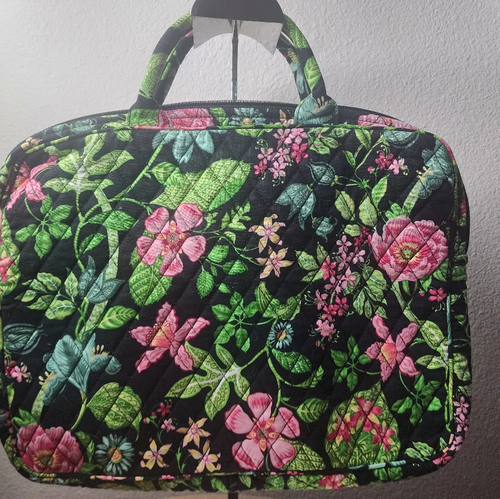 Vera Bradley Quilted Women's Laptop Bag Botanica Print